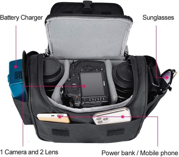 Camera Bag Shoulder Messenger Bag